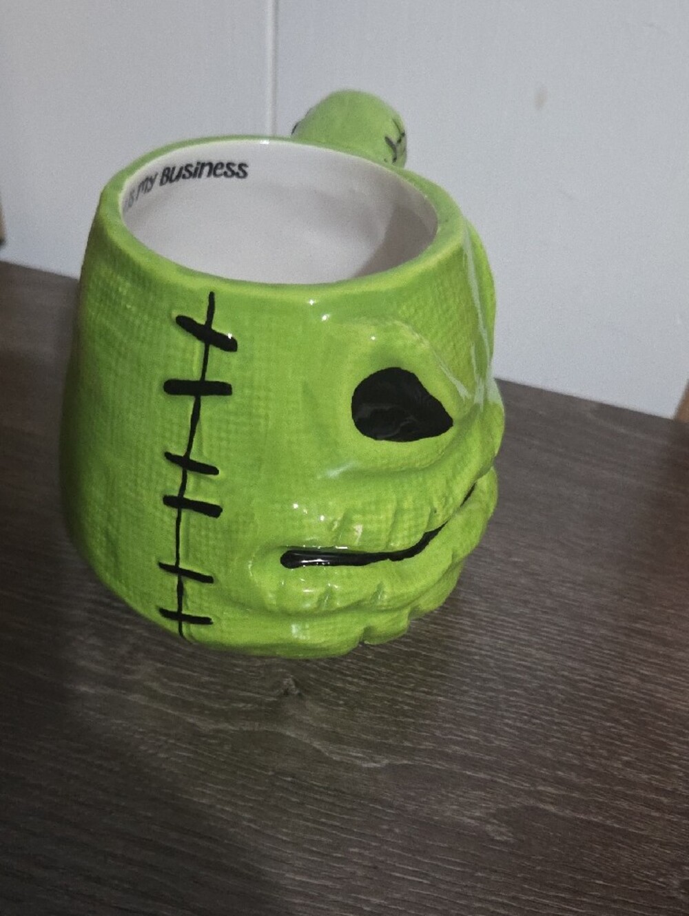 Disney Lime Green Sculpted Character Ceramic Mug with Black Accents - Picture 12 of 12